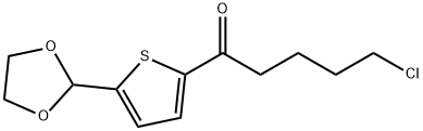 4-CHLOROBUTYL 5-(1,3-DIOXOLAN-2-YL)-2-THIENYL KETONE