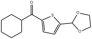 CYCLOHEXYL 5-(1,3-DIOXOLAN-2-YL)-2-THIENYL KETONE