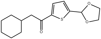 CYCLOHEXYLMETHYL 5-(1,3-DIOXOLAN-2-YL)-2-THIENYL KETONE