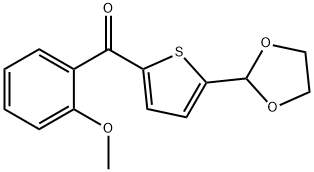 5-(1,3-DIOXOLAN-2-YL)-2-(2-METHOXYBENZOYL)THIOPHENE