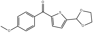 5-(1,3-DIOXOLAN-2-YL)-2-(4-METHOXYBENZOYL)THIOPHENE