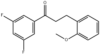 3',5'-DIFLUORO-3-(2-METHOXYPHENYL)PROPIOPHENONE