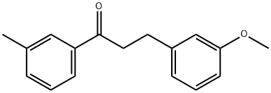 3-(3-METHOXYPHENYL)-3'-METHYLPROPIOPHENONE Structural