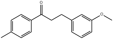 3-(3-METHOXYPHENYL)-4'-METHYLPROPIOPHENONE Structural