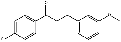 4'-CHLORO-3-(3-METHOXYPHENYL)PROPIOPHENONE Structural