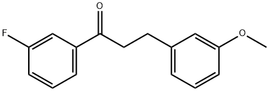 3'-FLUORO-3-(3-METHOXYPHENYL)PROPIOPHENONE Structural