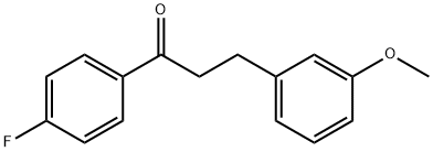 4'-FLUORO-3-(3-METHOXYPHENYL)PROPIOPHENONE Structural