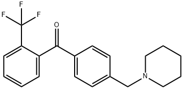 4'-PIPERIDINOMETHYL-2-TRIFLUOROMETHYLBENZOPHENONE