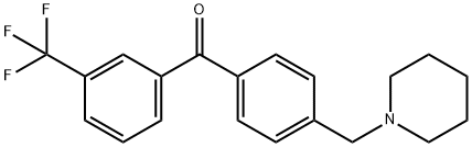 4'-PIPERIDINOMETHYL-3-TRIFLUOROMETHYLBENZOPHENONE