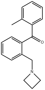 2-AZETIDINOMETHYL-2'-METHYLBENZOPHENONE Structural