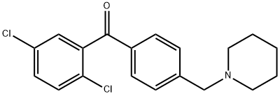 2,5-DICHLORO-4'-PIPERIDINOMETHYL BENZOPHENONE