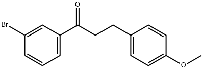 3'-BROMO-3-(4-METHOXYPHENYL)PROPIOPHENONE Structural