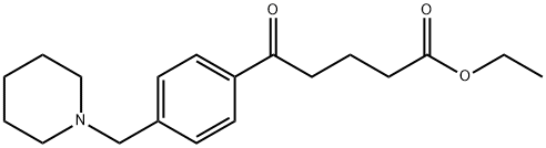 ETHYL 5-OXO-5-[4-(PIPERIDINOMETHYL)PHENYL]VALERATE