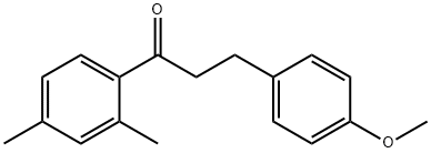 2',4'-DIMETHYL-3-(4-METHOXYPHENYL)PROPIOPHENONE Structural