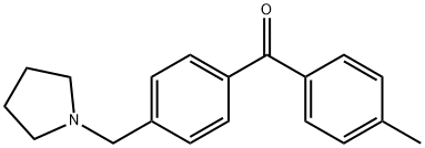 4-METHYL-4'-PYRROLIDINOMETHYL BENZOPHENONE Structural