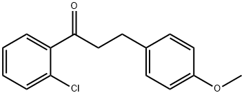 2'-CHLORO-3-(4-METHOXYPHENYL)PROPIOPHENONE Structural