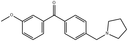 3-METHOXY-4'-PYRROLIDINOMETHYL BENZOPHENONE