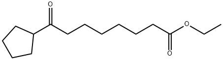 ETHYL 8-CYCLOPENTYL-8-OXOOCTANOATE Structural