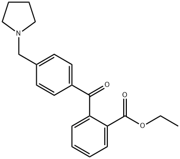 2-CARBOETHOXY-4'-PYRROLIDINOMETHYL BENZOPHENONE