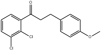 2',3'-DICHLORO-3-(4-METHOXYPHENYL)PROPIOPHENONE Structural