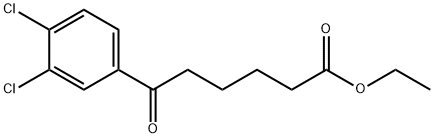 ETHYL 6-(3,4-DICHLOROPHENYL)-6-OXOHEXANOATE Structural