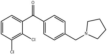 2,3-DICHLORO-4'-PYRROLIDINOMETHYL BENZOPHENONE