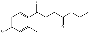 ETHYL 4-(4-BROMO-2-METHYLPHENYL)-4-OXOBUTYRATE