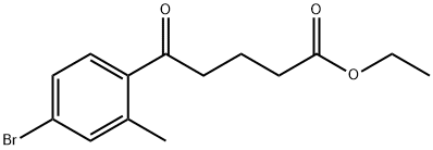 ETHYL 5-(4-BROMO-2-METHYLPHENYL)-5-OXOVALERATE