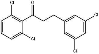 3-(3,5-DICHLOROPHENYL)-2',6'-DICHLOROPROPIOPHENONE Structural