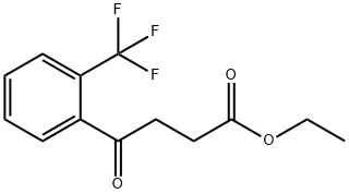 ETHYL 4-OXO-4-(2-TRIFLUOROMETHYLPHENYL)BUTYRATE Structural