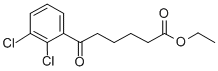 ETHYL 6-(2,3-DICHLOROPHENYL)-6-OXOHEXANOATE Structural