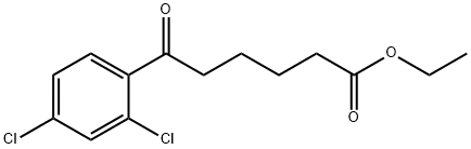 ETHYL 6-(2,4-DICHLOROPHENYL)-6-OXOHEXANOATE Structural