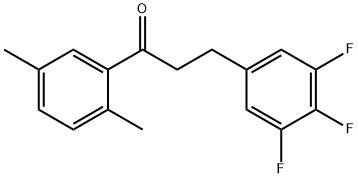 2',5'-DIMETHYL-3-(3,4,5-TRIFLUOROPHENYL)PROPIOPHENONE