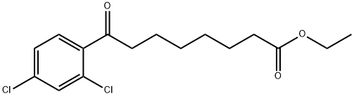 ETHYL 8-(2,4-DICHLOROPHENYL)-8-OXOOCTANOATE Structural