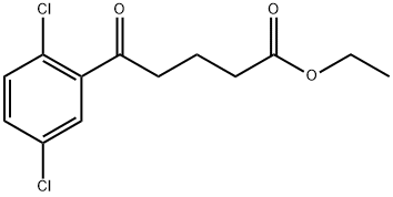 ETHYL 5-(2,5-DICHLOROPHENYL)-5-OXOVALERATE Structural