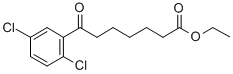 ETHYL 7-(2,5-DICHLOROPHENYL)-7-OXOHEPTANOATE Structural