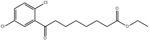 ETHYL 8-(2,5-DICHLOROPHENYL)-8-OXOOCTANOATE Structural