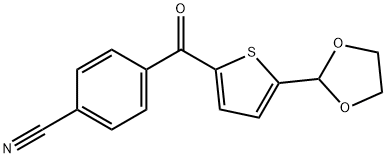 2-(4-CYANOBENZOYL)-5-(1,3-DIOXOLAN-2-YL)THIOPHENE