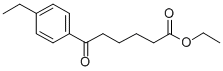 ETHYL 6-(4-ETHYLPHENYL)-6-OXOHEXANOATE Structural