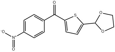 5-(1,3-DIOXOLAN-2-YL)-2-(4-NITROBENZOYL)THIOPHENE Structural