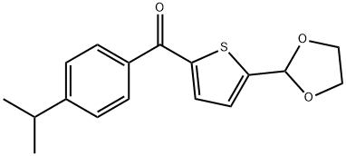 5-(1,3-DIOXOLAN-2-YL)-2-(4-ISOPROPYLBENZOYL)THIOPHENE