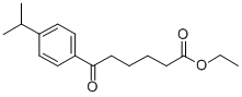 ETHYL 6-(4-ISOPROPYLPHENYL)-6-OXOHEXANOATE Structural