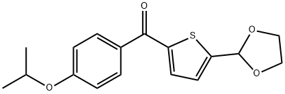 5-(1,3-DIOXOLAN-2-YL)-2-(4-ISOPROPOXYLBENZOYL)THIOPHENE