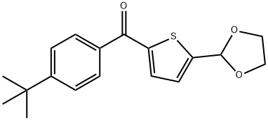 2-(4-T-BUTYLBENZOYL)-5-(1,3-DIOXOLAN-2-YL)THIOPHENE