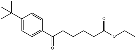 ETHYL 6-(4-T-BUTYLPHENYL)-6-OXOHEXANOATE Structural