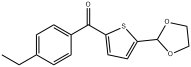 5-(1,3-DIOXOLAN-2-YL)-2-(4-ETHYLBENZOYL)THIOPHENE