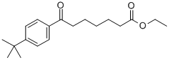 ETHYL 7-(4-T-BUTYLPHENYL)-7-OXOHEPTANOATE Structural