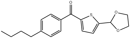 2-(4-N-BUTYLBENZOYL)-5-(1,3-DIOXOLAN-2-YL)THIOPHENE