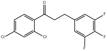 2',4'-DICHLORO-3-(3,4,5-TRIFLUOROPHENYL)PROPIOPHENONE