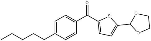 5-(1,3-DIOXOLAN-2-YL)-2-(4-PENTYLBENZOYL)THIOPHENE